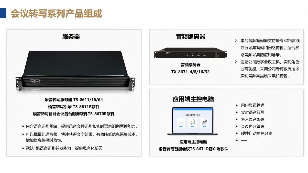 4K录播语音实时转写系统主机